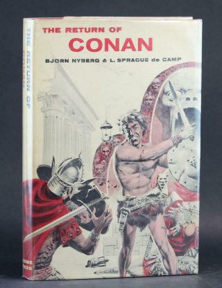 1st Ed 1957 The Return Of Conan Björn Nyberg L Sprague De Camp Gnome Press Hc Dj