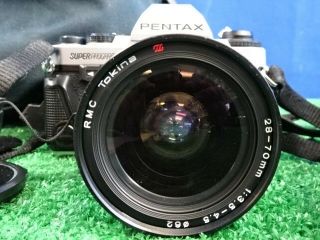 Pentax Program 35 mm camera w/Tokina 80 - 200mm & 28 - 70mm lens 3