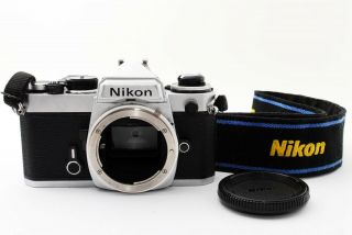 Nikon Fe 35mm Slr Film Camera Body Only W/strap From Japan,