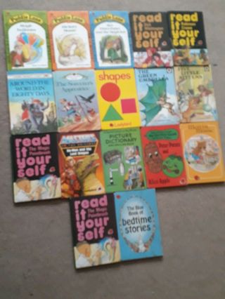 Vintage Ladybird Books X 17.  Post