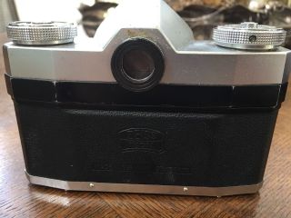 Zeiss Ikon Contaflex 35mm Camera Carl Zeiss Tessar 50mm F 1:2,  8 w/Case 2