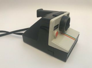 Vintage Polaroid Land Camera SX - 70 Rainbow with Focal 600 Electronic Flash 5