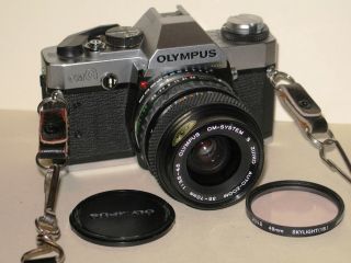 Exc.  Olympus Omg Om - G With S Zuiko Auto - Zoom 35 - 70mm F/3.  5 - 4.  5 Strap & Case.