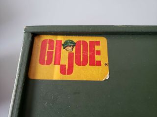 Vintage GI Joe 1964 Foot Locker with Tray and Sticker Hasbro 1 of 9 7