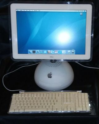 Unique Vintage Apple I Mac G - 4 All In One Computer Yr.  2002 Looks Fantastic