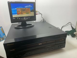 Pioneer Dvl - 919 Dvd & Laserdisc Player Black Made In Japan No Rem