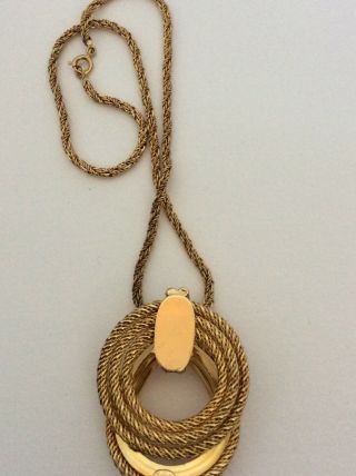Vintage Gold tone Necklace Marked GROSSE & GERMANY 2