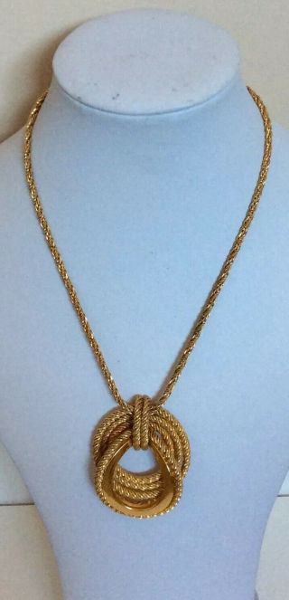 Vintage Gold tone Necklace Marked GROSSE & GERMANY 5