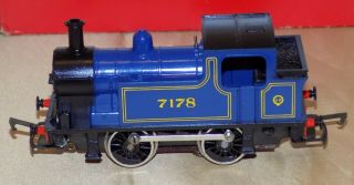 Vintage HORNBY Railways OO Gauge Steam Tank Locomotive Engine No.  7178 Boxed NMC 2