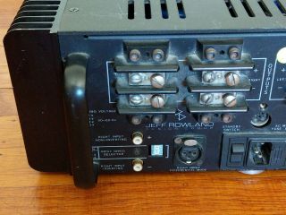 Jeff Rowland Model One 1 Stereo Power Amplifier Amp 6