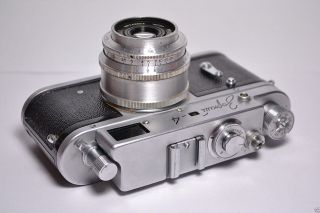 ZORKI 4 Soviet 35mm Rangefinder Camera,  Industar - 50 (3.  5/50) 4