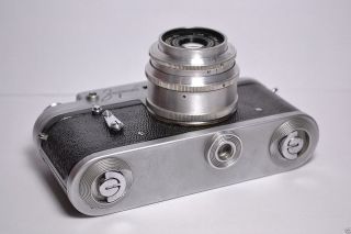 ZORKI 4 Soviet 35mm Rangefinder Camera,  Industar - 50 (3.  5/50) 5
