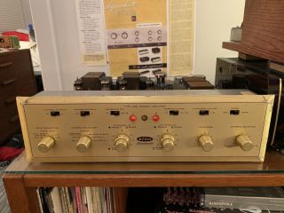 1959 H.  H.  Scott 299A Stereo Integrated Amplifier Great Mullard Tubes 2