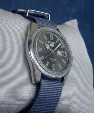 VINTAGE SEIKO 5 6119 - 8083 Automatic 21 Jewels Day / Date SERVICED 4