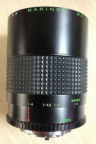 Makinon MC Reflex 500mm 1:8 Mirror Macro Lens No.  821807 Olympus mount 4