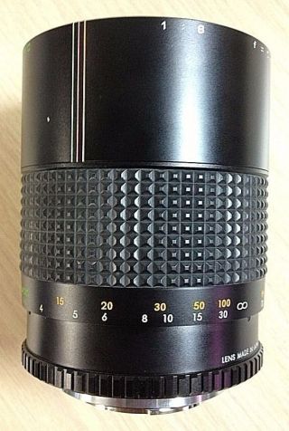 Makinon MC Reflex 500mm 1:8 Mirror Macro Lens No.  821807 Olympus mount 5