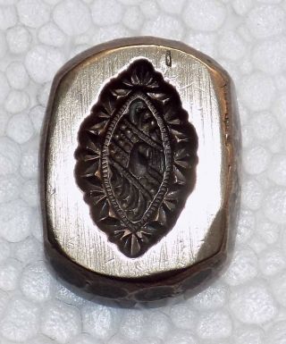 India Vintage Bronze Jewelry Die Mold/mould Hand Engraved Fingerring Design 338