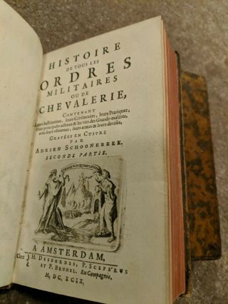 Histoire De Tous Les Ordres Militaire Ou De Chevalerie,  A Amsterdam,  1649