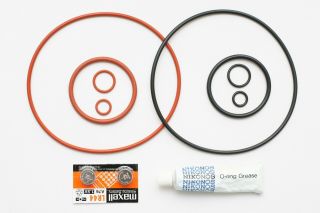 O - Rings For Nikonos V Camera (red And Black),  Batteries And Grease