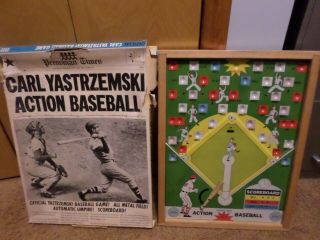 Vintage 1962 Carl Yastrzemski Action Baseball Pressman Board Game Boston Redsox