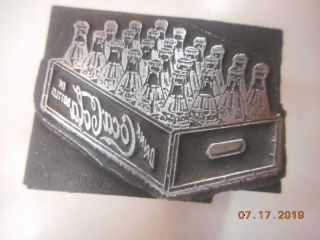 Printing Letterpress Printer Block Detailed Vintage Coca Cola Crate Printer Cut