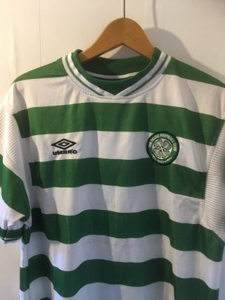 Glasgow Celtic Shirt Vintage Large Umbro