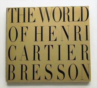 Henri Cartier Bresson Signed Photography Book - Irving Penn Avedon Era