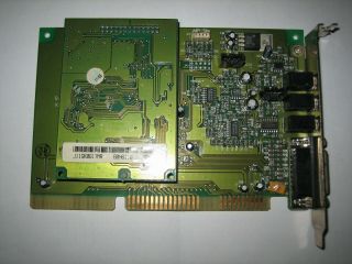 Isa S - 16fp/l Sound Blaster Compatible Sound Card & Rare Wavetable S - W1/c Module
