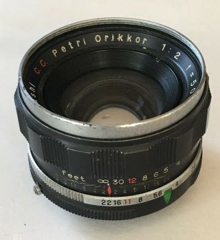 RARE KURIBAYASHI CC PETRI ORIKKOR F:2 / 50mm No.  76648 3