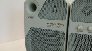 Vintage Juster Active 95A Multimedia Speakers With Integrated Amplifier. 3