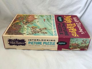Vintage 1964 Walt Disney MARY POPPINS Jaymar PICTURE PUZZLE Complete 4