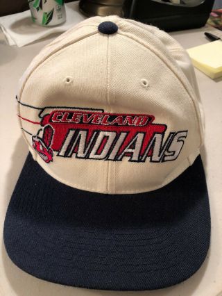 Vintage 90’s Cleveland Indians Snapback Adult Hat - Sports Specialties Osfa
