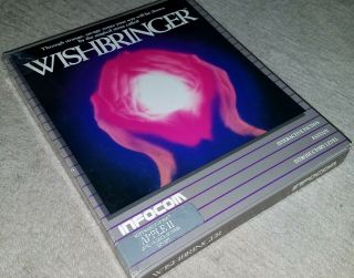 Apple II Wishbringer Software Game by Infocom complete w/Letter Map Rock 2