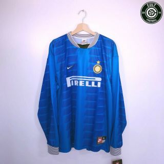 Inter Milan Vintage Nike Training Football Shirt 1998/00 (xl) Bnwt Ronaldo Era