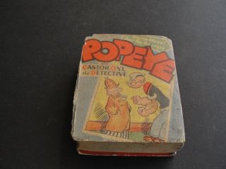 Popeye The Sailor Man And Castor Oyl The Detective By E.  C.  Segar - 1941 Book.
