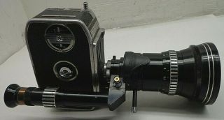 Bolex Paillard C8L Movie Camera 8mm w/Variogon 8 - 48MM 1:1.  8 F/1.  8 Lens 2