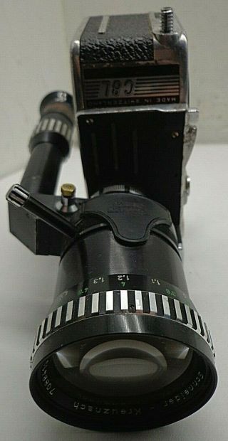 Bolex Paillard C8L Movie Camera 8mm w/Variogon 8 - 48MM 1:1.  8 F/1.  8 Lens 4
