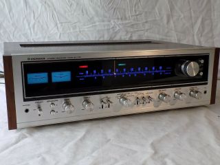 Pioneer Sx - 737 Stereo Am/fm Receiver With Leds Recapped Cleaned And Serviced