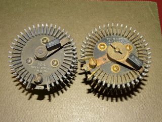 Pair,  Western Electric Potentiometers,  Filament Rheostats For 101d Tubes,  1920s