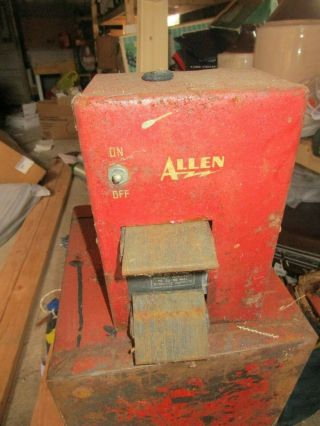 Vintage Allen Electric & Equipment Armature Tester Model E33 Vintage Auto