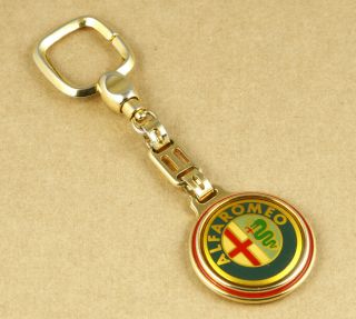 Alfa Romeo Vintage Keychain Keyring