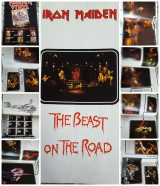 Iron Maiden Vintage Tour Programme 1982 Beast On The Road.  Complete
