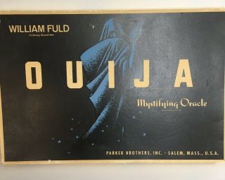 Vintage Ouija Board William Fuld Talking Board Set Parker Brothers Version