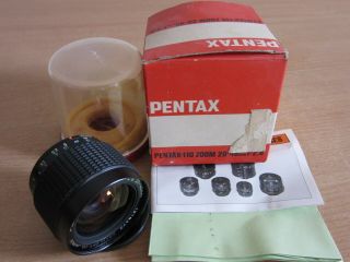 Vintage Asahi Pentax - 110 Zoom 20 - 40mm F/2.  8 Lens With Case & Box