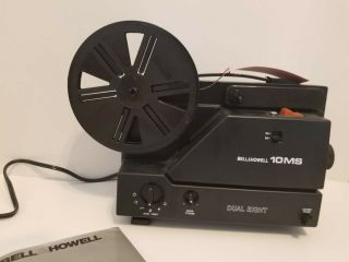 Bell & Howell 10ms Dual 8mm 8mm/ Std 8mm Variable Speed Movie Projector