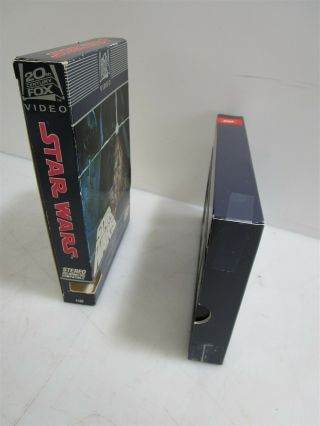 Star Wars Vintage 1982 VHS Release Slide Out Tray Packaging 80 ' s Movie 6