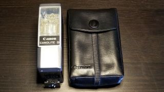 Vintage Canon Canolite D With Case