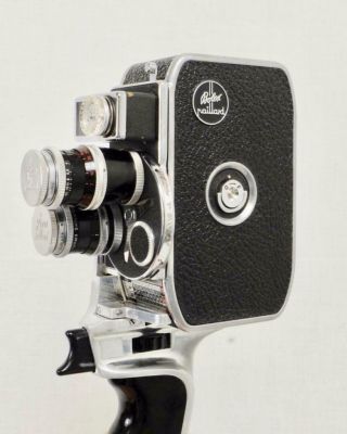 BOLEX 8mm D8L Movie Camera W/ Pistol grip,  2 Kern YVAR lenses & Mor - MUST READ 3