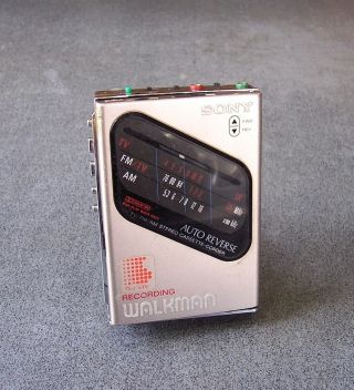 Sony Walkman Wm - F203 Vintage Radio Cassette Corder Not Spares/repair
