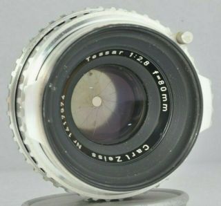 Carl Zeiss Tessar 80mm f2.  8 Lens for Hasselblad 1600/1000 HAZE 7